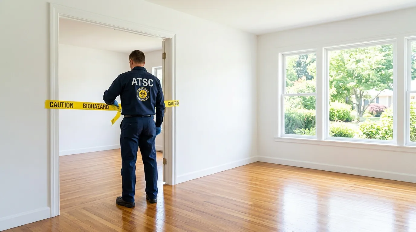 Certified biohazard cleanup crew performing Crime Scene Cleanup in Carrollwood Village